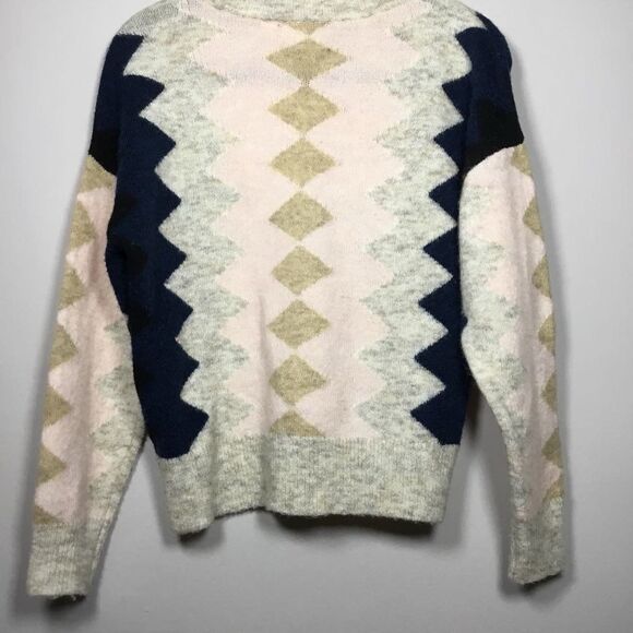 RD Style Geometric Western Aztec Southwestern Multicolor Knitted Sweater XS - Picture 10 of 10